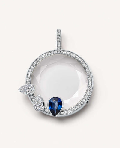 Collier Artemis Sapphire Pear Drop