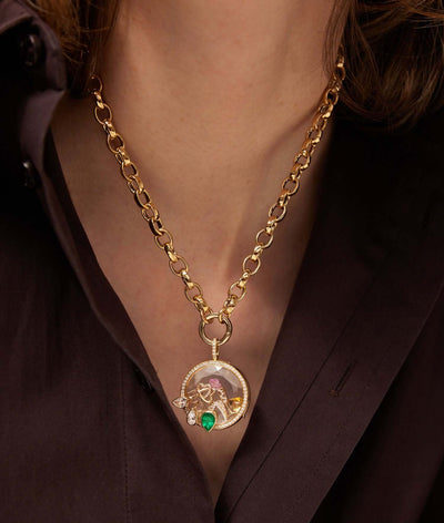 Linked Hearts Charm
