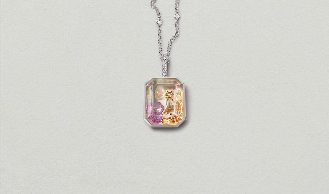 Collier Baguette Argenté