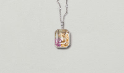 Collier Baguette Argenté