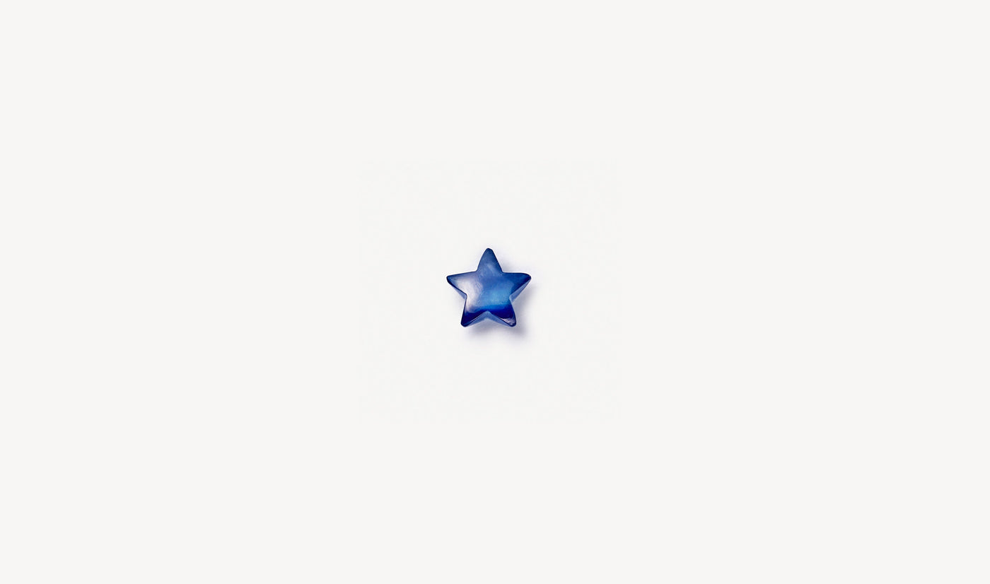 Blue Sapphire Star Charm