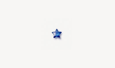 Blue Sapphire Star Charm