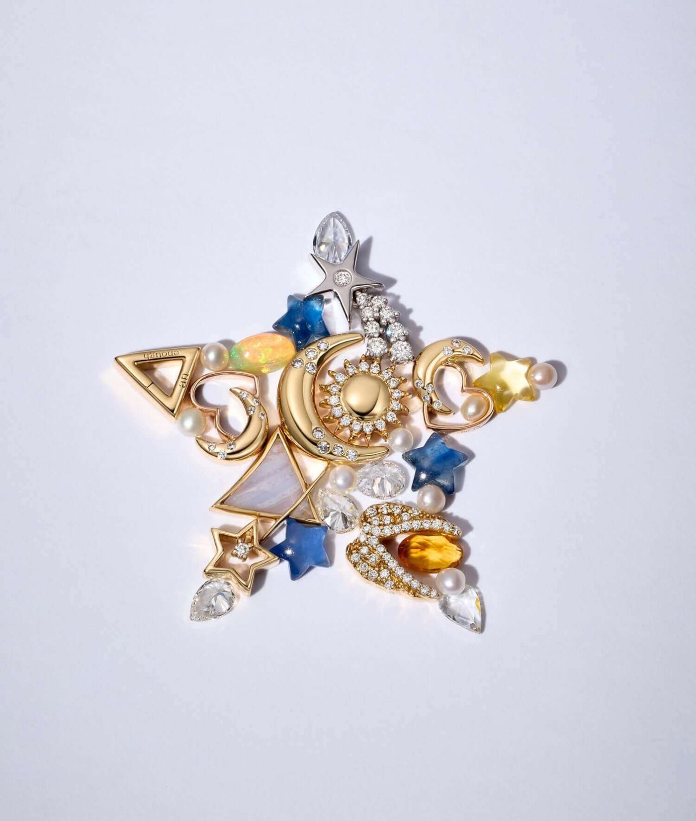 Blue Sapphire Star Charm