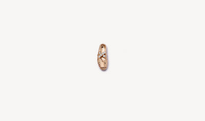 Diamond Ballet Shoe Charm