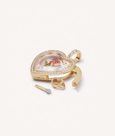 Linked Hearts Charm