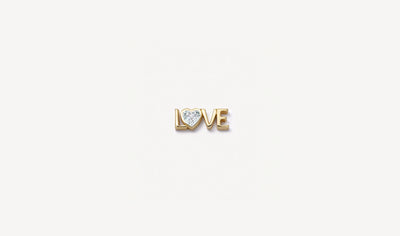 Diamond Heart Love Charm