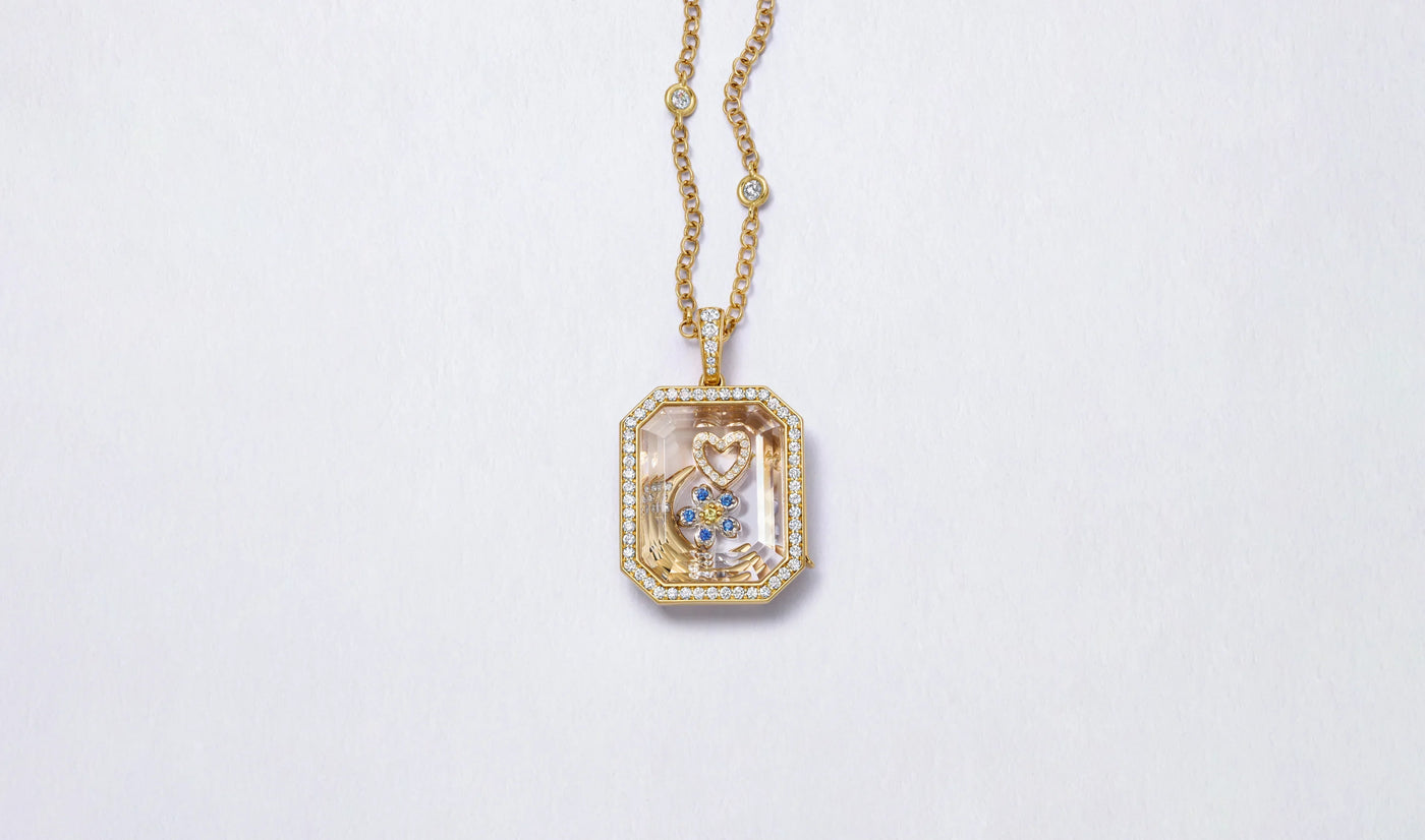 Collier Heritage Diamond Baguette