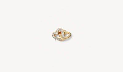 Linked Hearts Charm