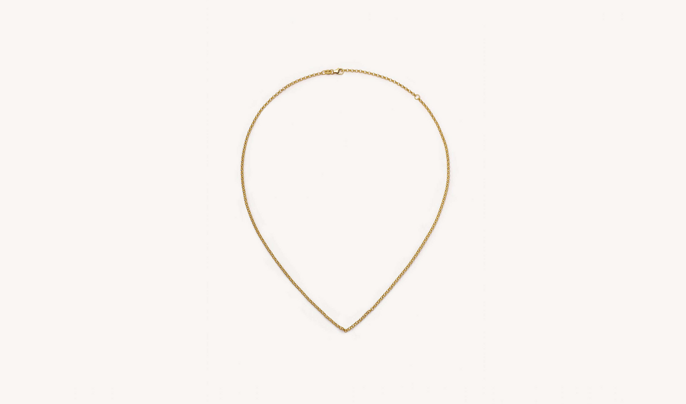 Rolo Chain 16-18 Inch 18K