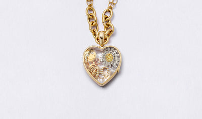 Collier Large Heart of Gold