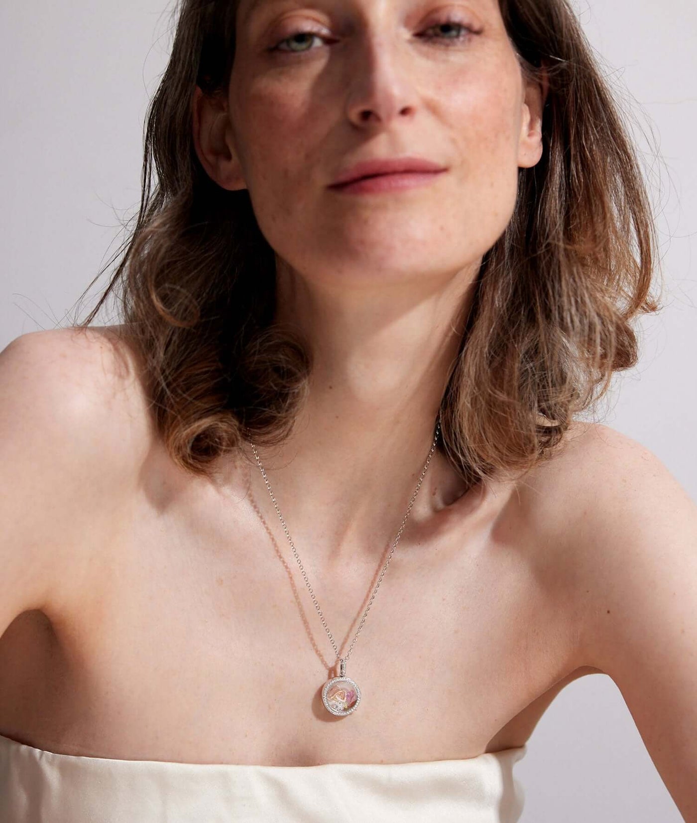 Collier Helios Rond Diamond Argenté