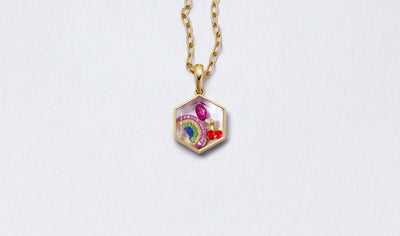 Collier Honeycomb Gold