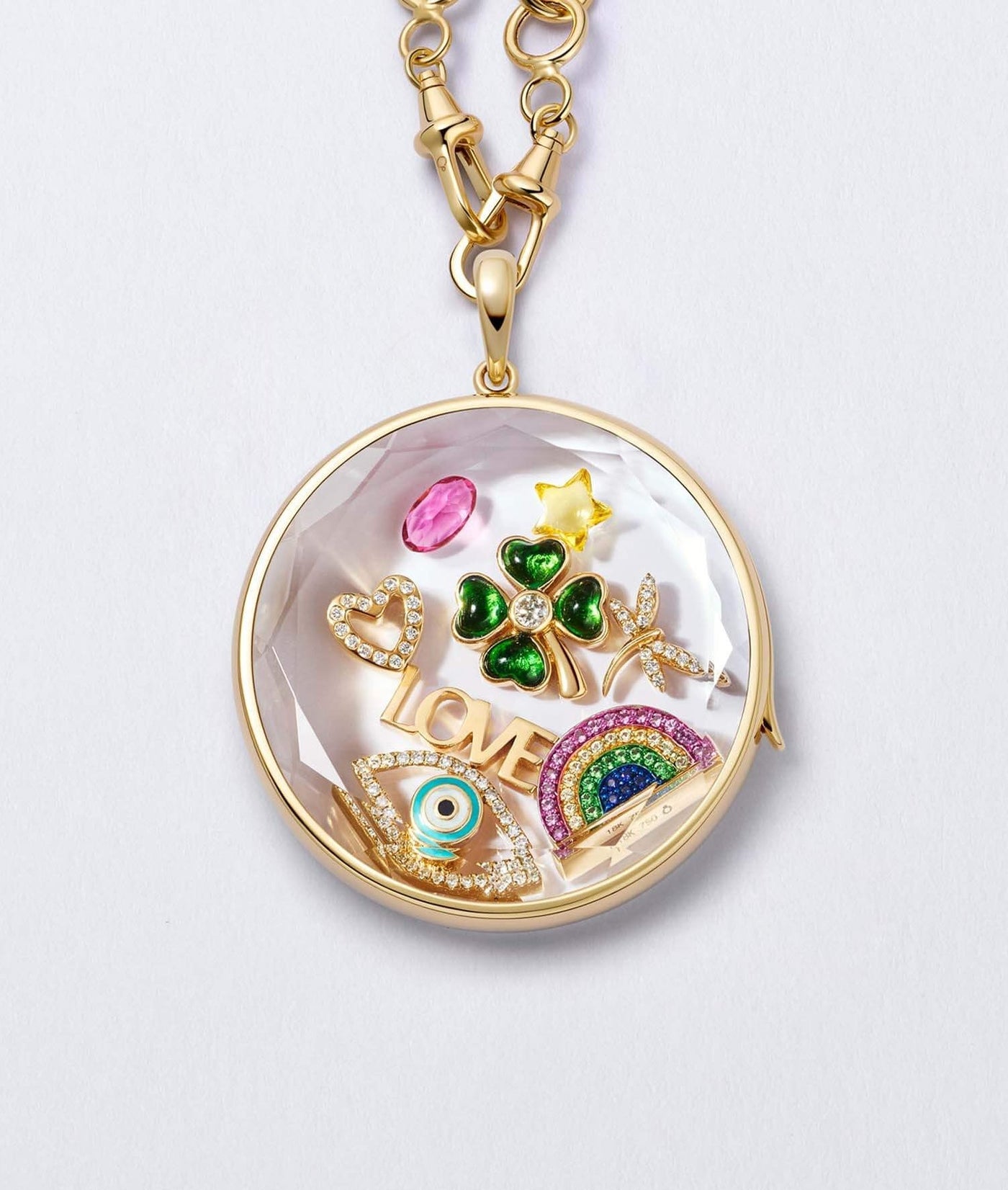 Yellow Sapphire Star Charm