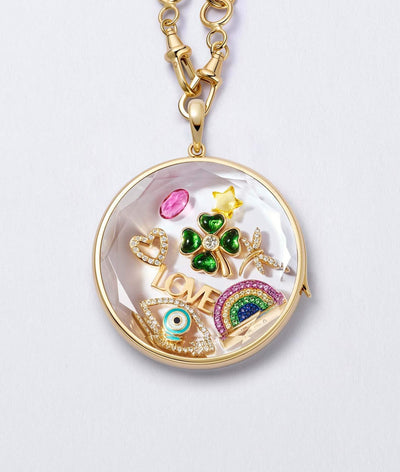 Yellow Sapphire Star Charm