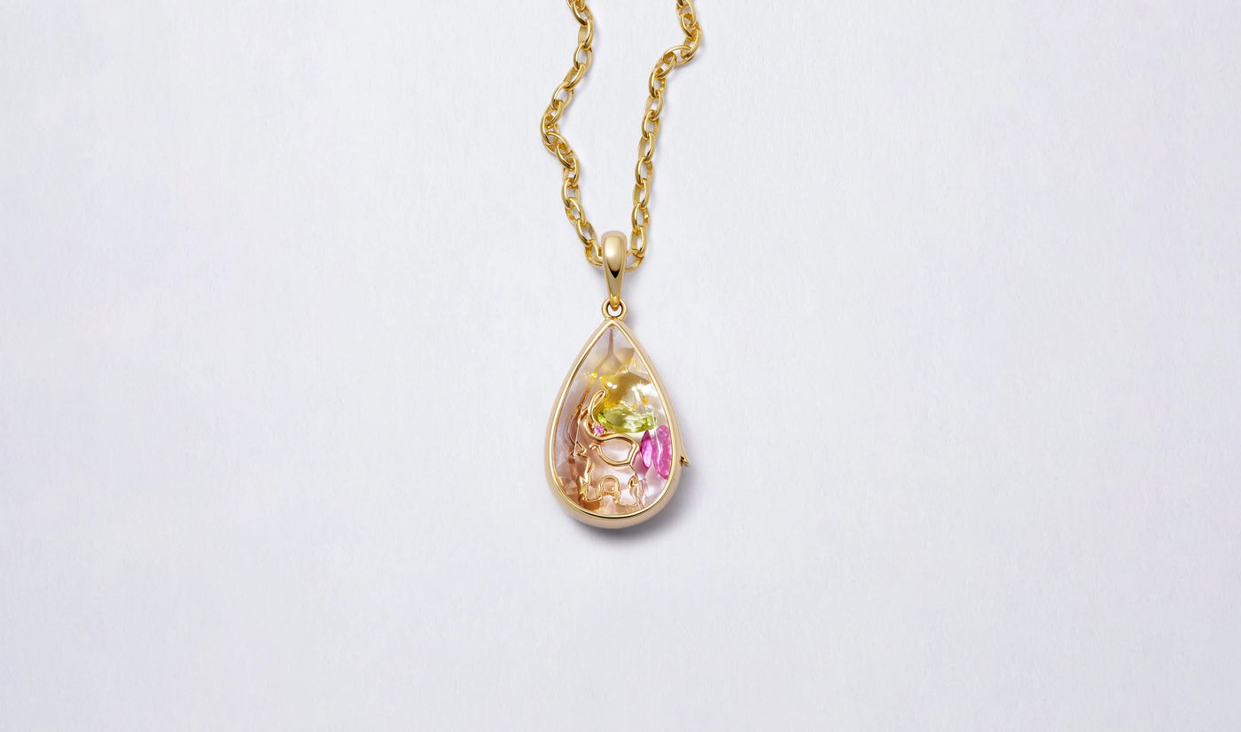 Pendentif Mois Août - Peridot