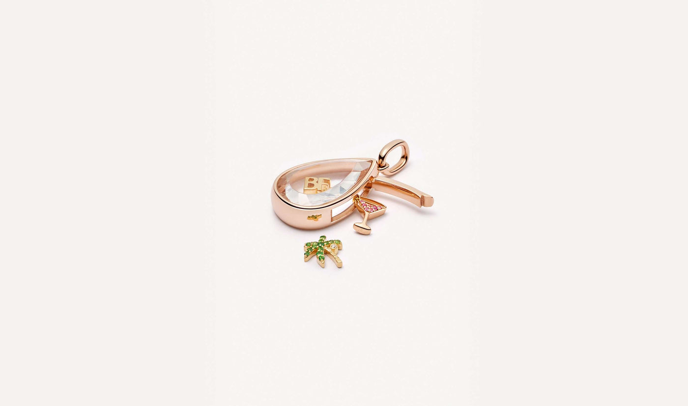 Collier Lacrima Teardrop Rose Gold