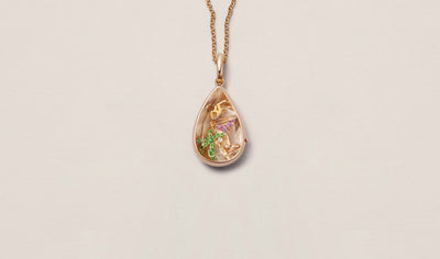 Collier Lacrima Teardrop Rose Gold