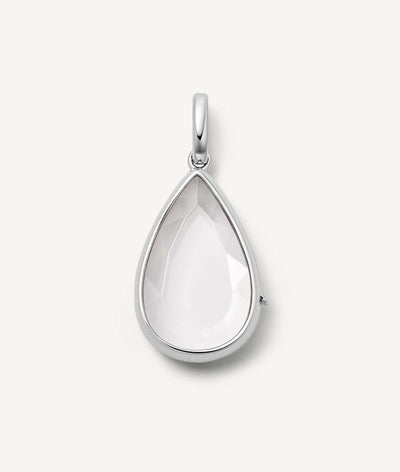 Collier Teardrop Argenté