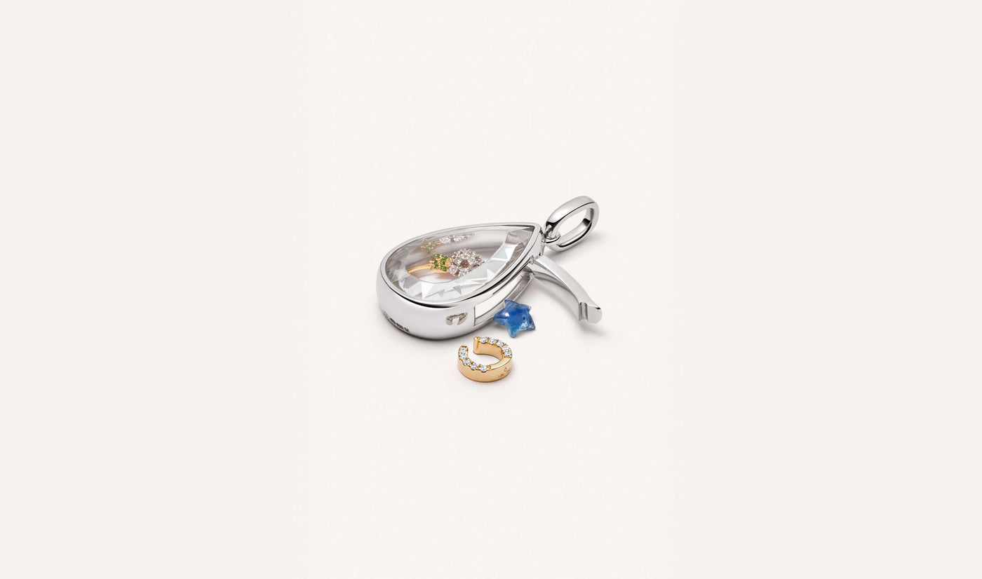 Blue Sapphire Star Charm