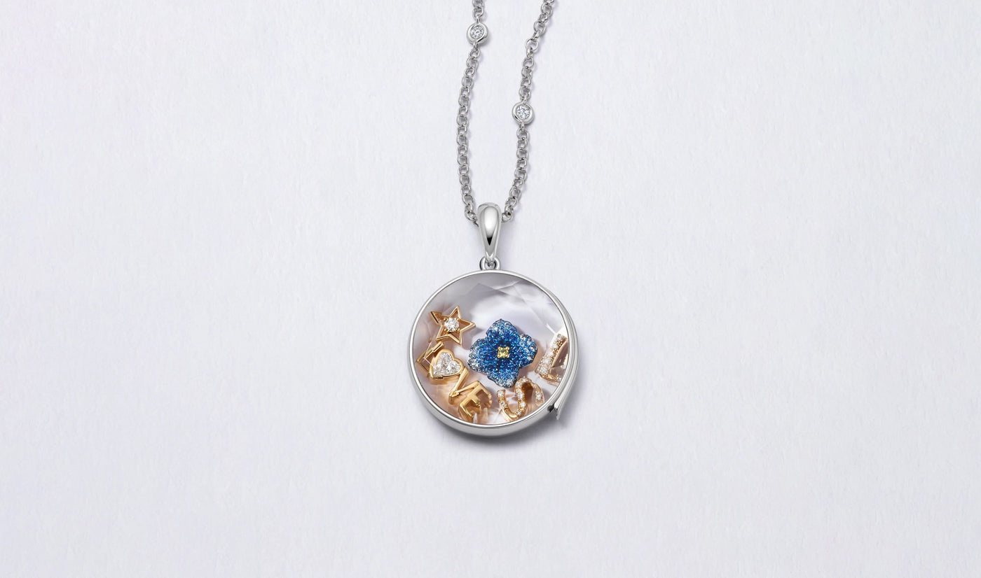 Blue Poppy Charm