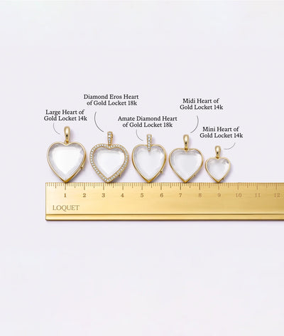 Collier Amate Diamond Heart