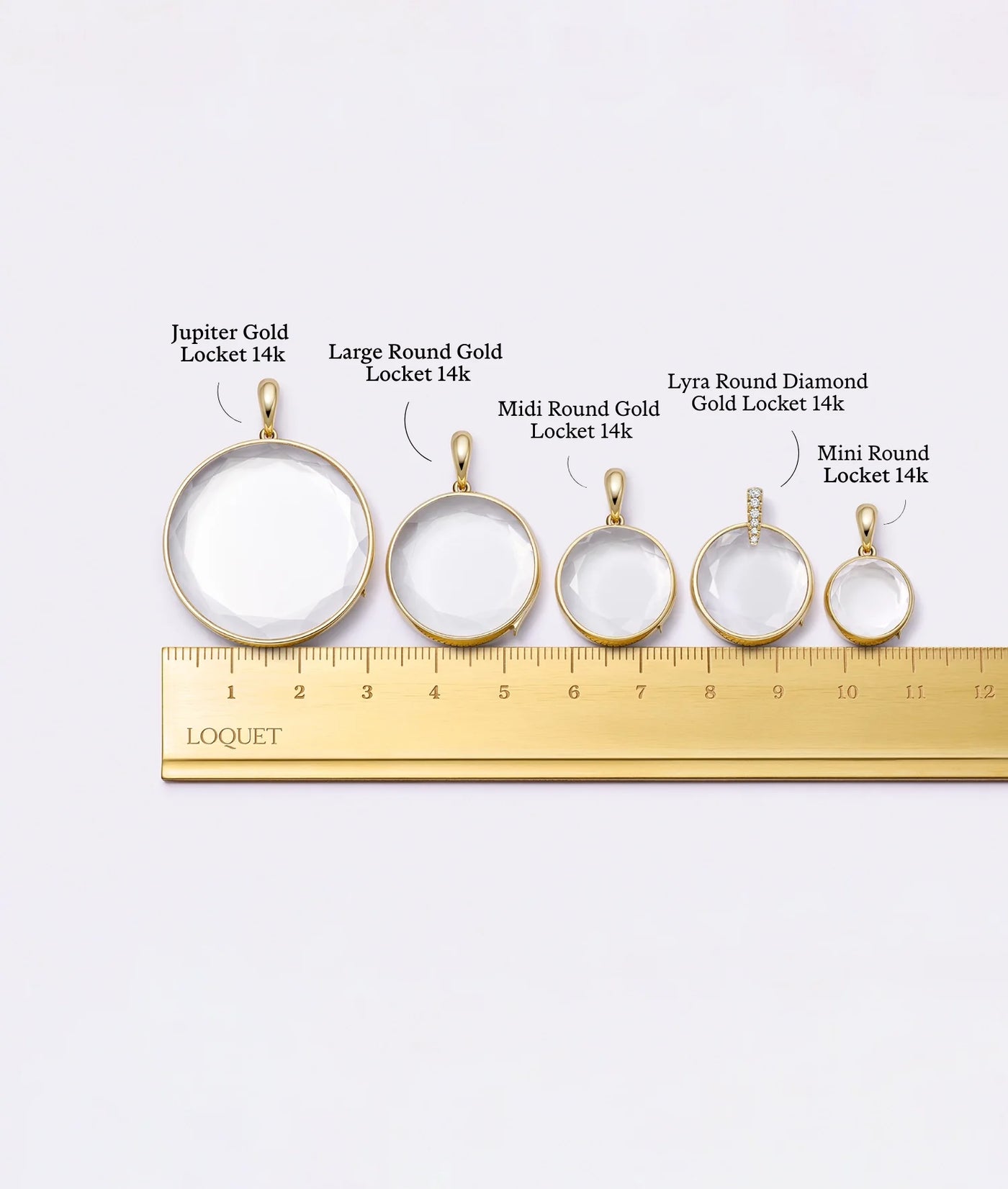 Collier Midi Round Rose Gold