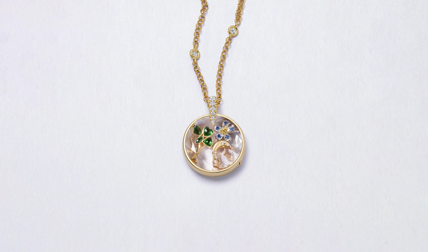 Collier Lyra Rond Diamond