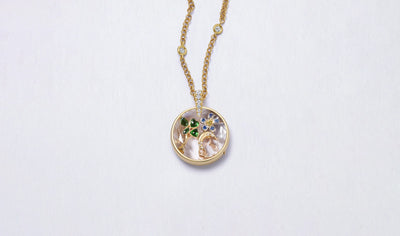 Collier Lyra Rond Diamond