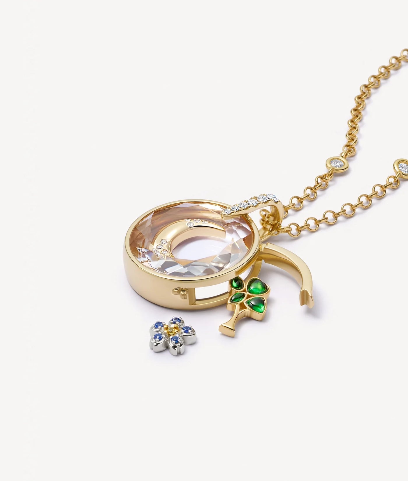 Collier Lyra Rond Diamond
