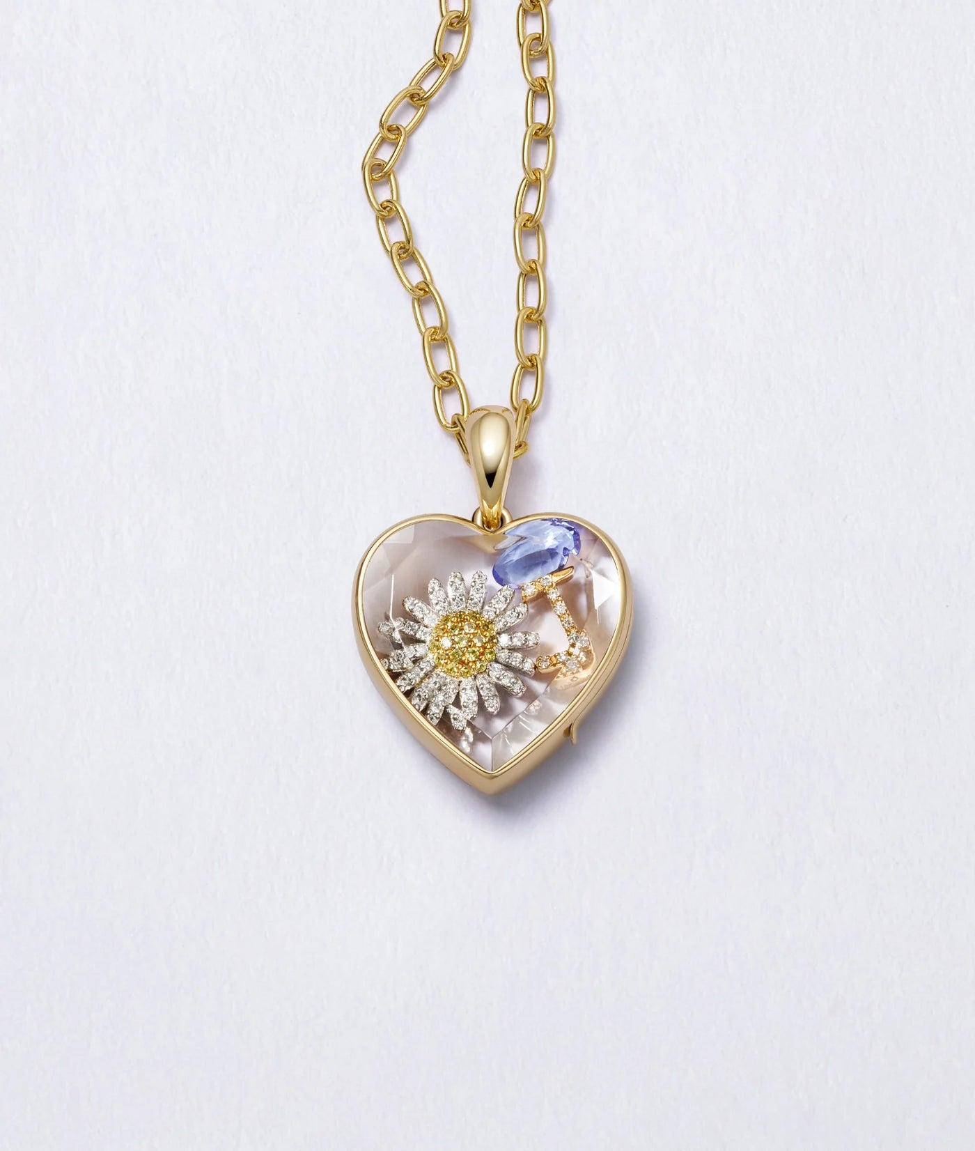 Pendentif Mois Mars - Aquamarine