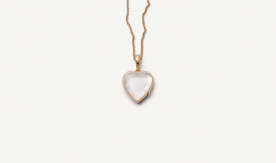 Collier Midi Rose Heart of Safyra