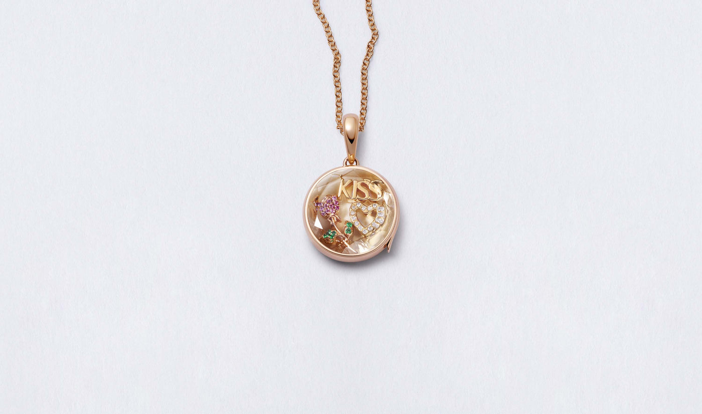 Collier Midi Round Rose Gold