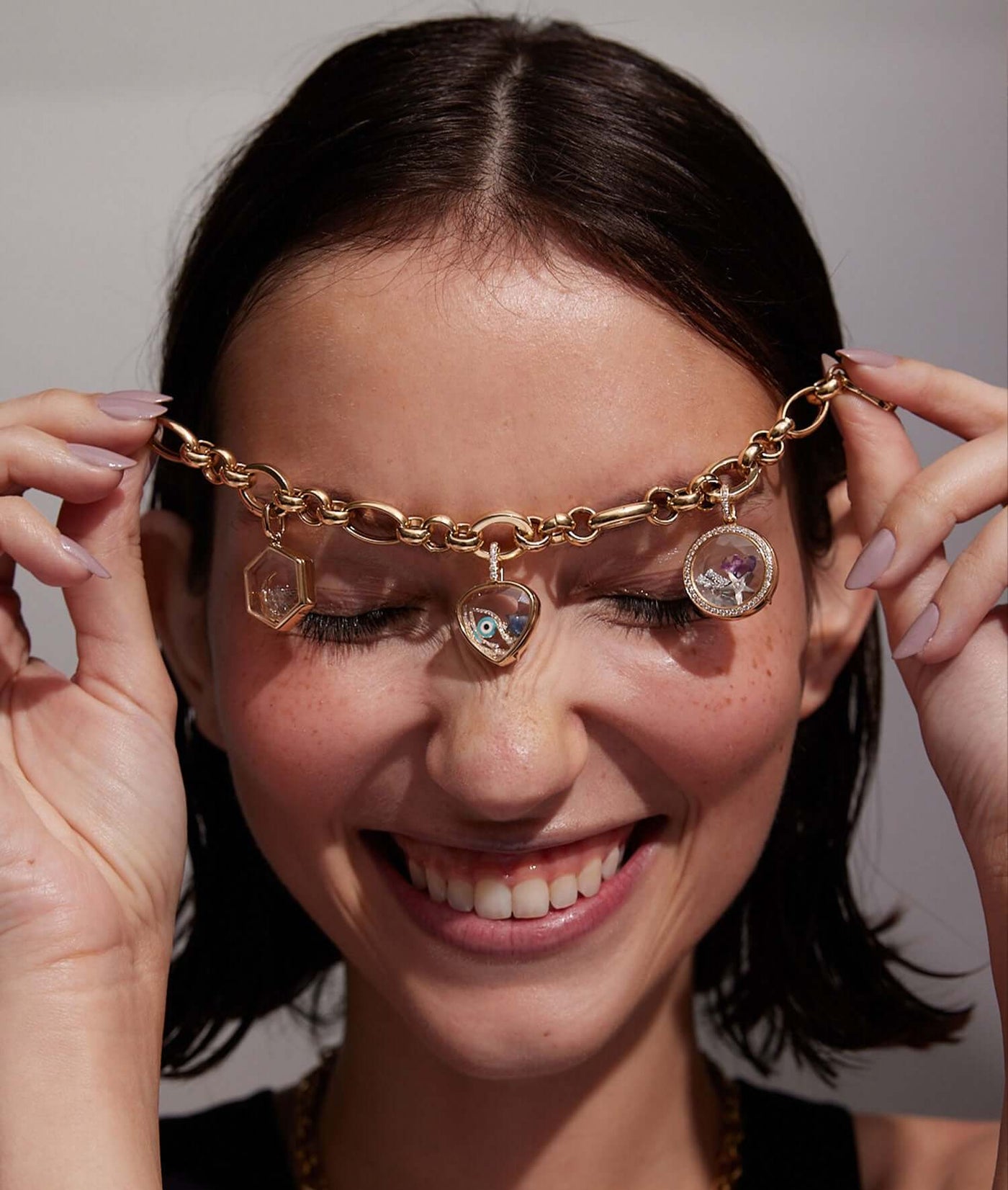 Collier Honeycomb Gold