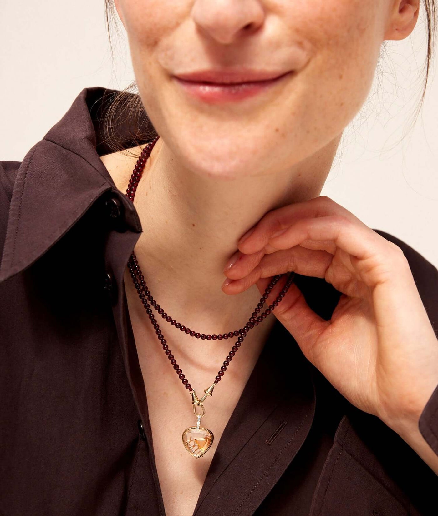 Citrine Fire Charm
