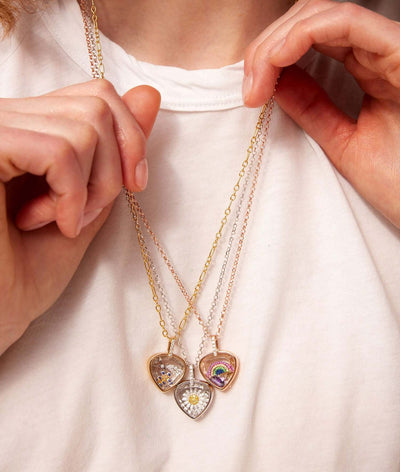 Collier Pear Cut White
