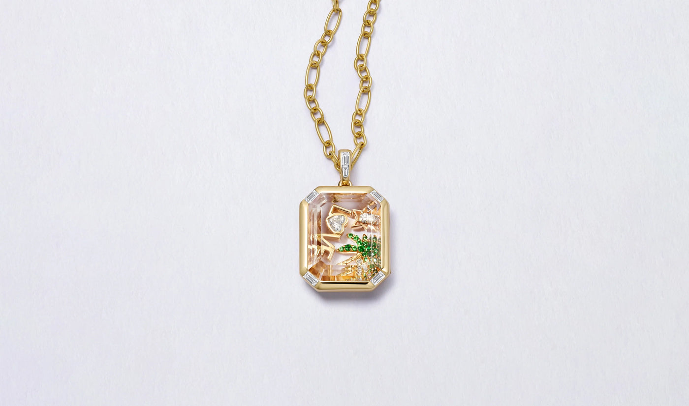 Diamond Heart Love Charm