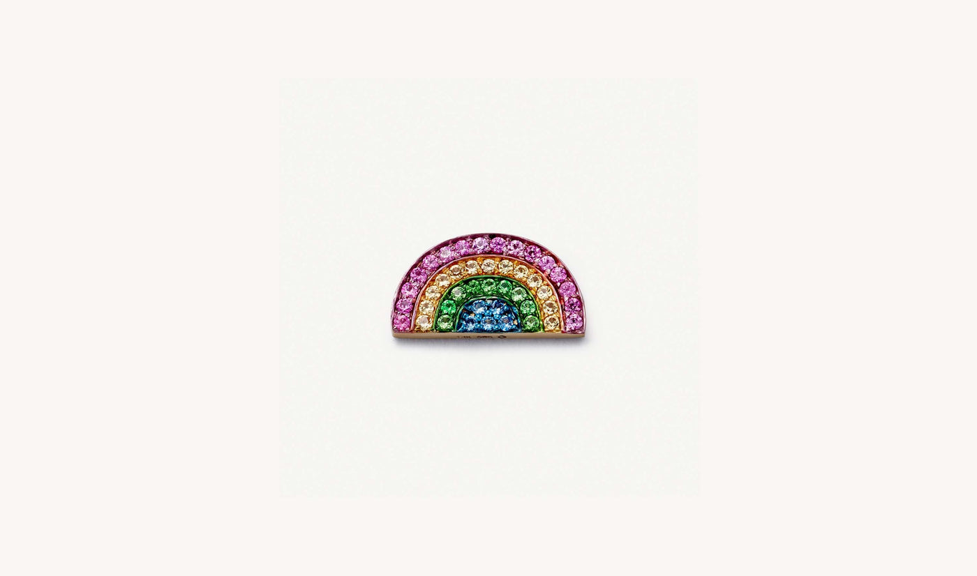 Sapphire Rainbow Charm