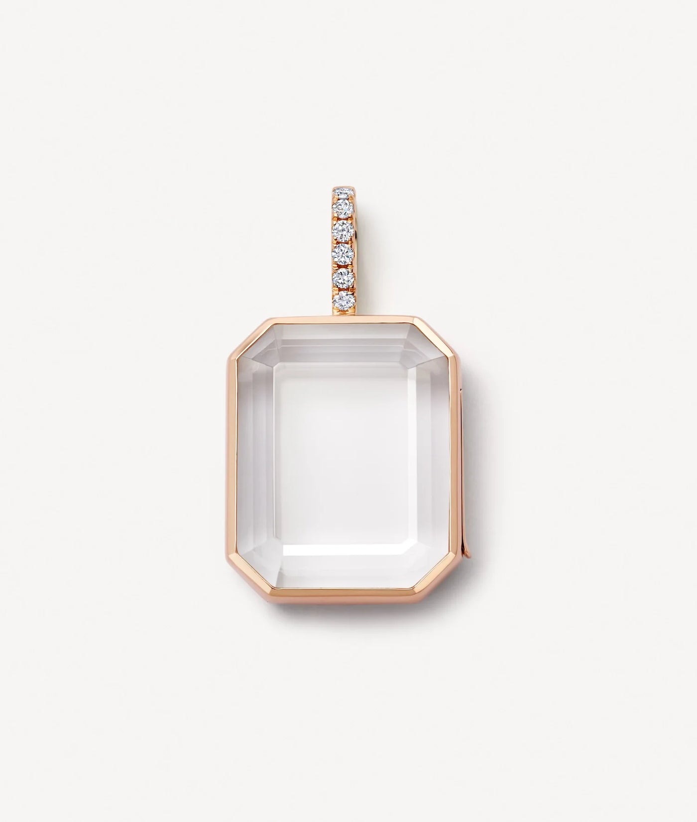 Collier Baguette Rose Gold