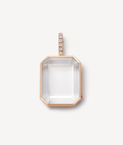 Collier Baguette Rose Gold