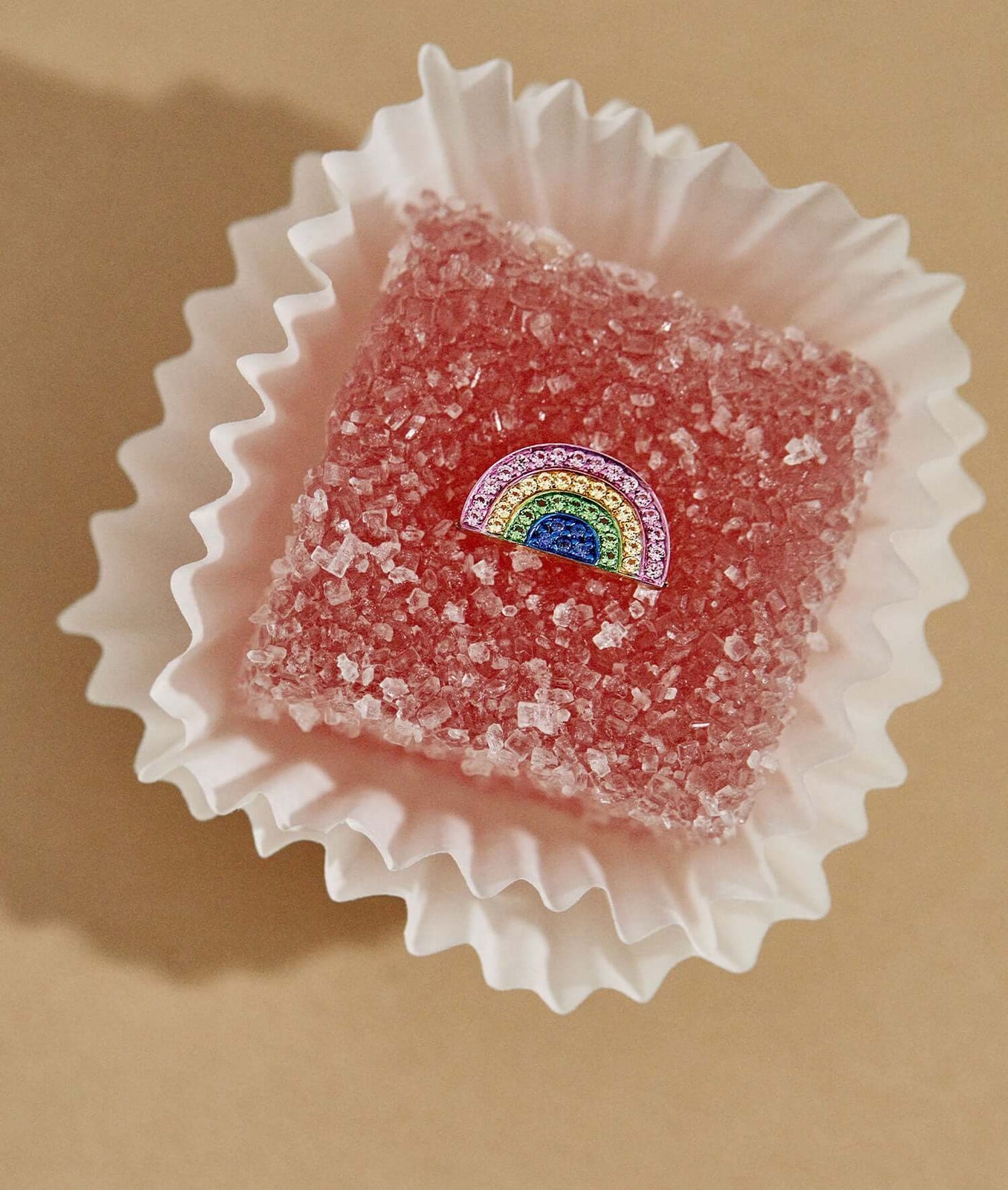 Sapphire Rainbow Charm