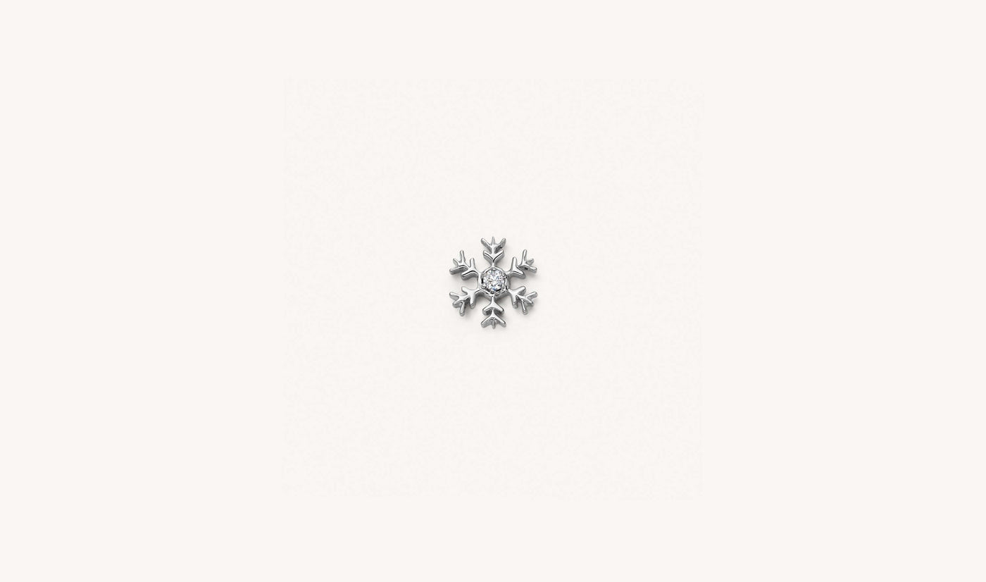Diamond Snowflake Charm