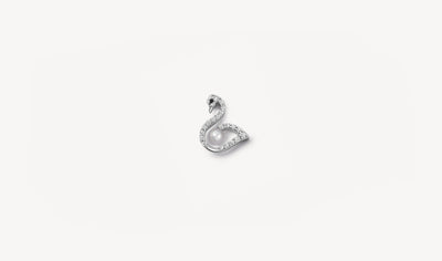 Diamond Swan Charm