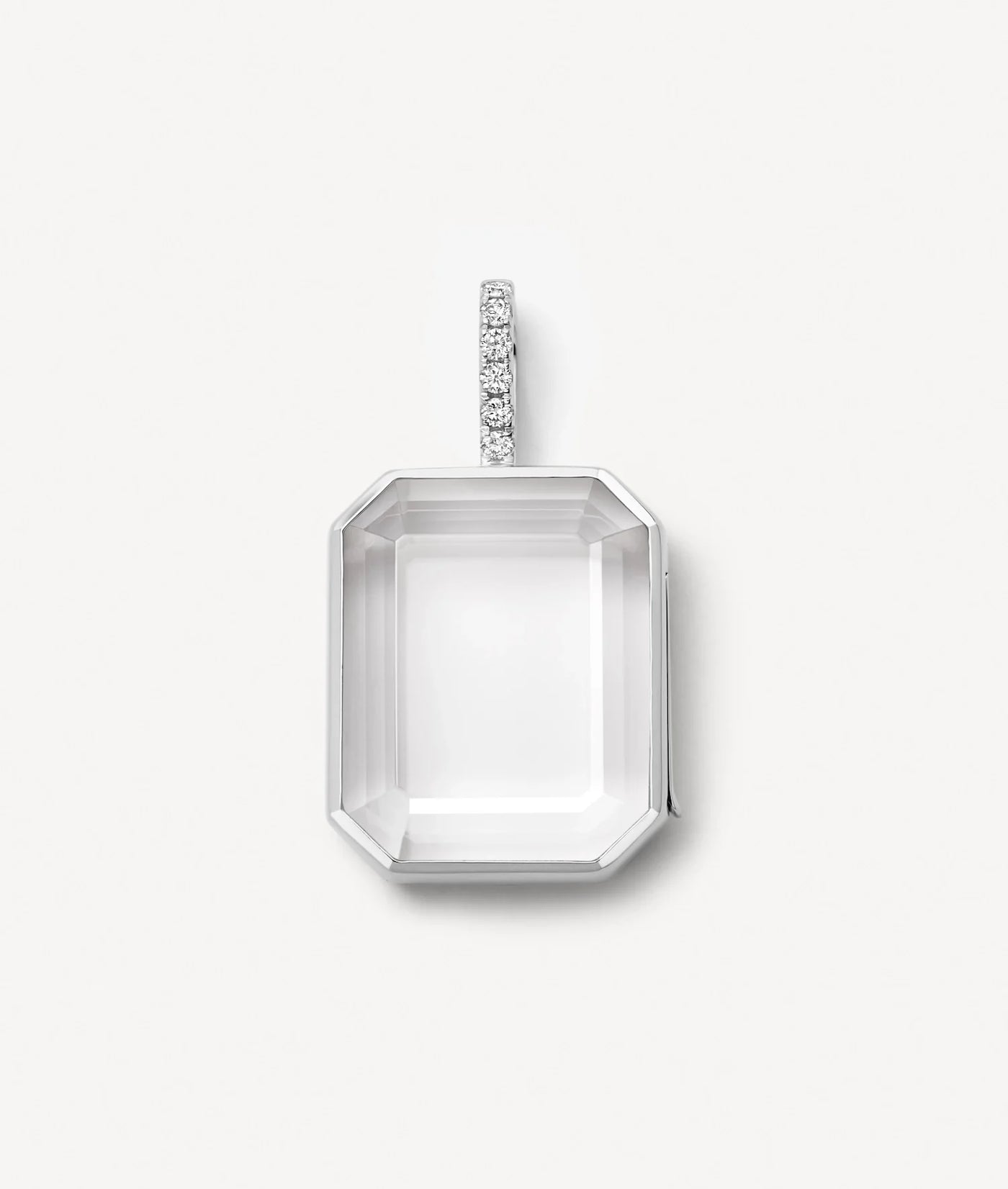 Collier Baguette Argenté
