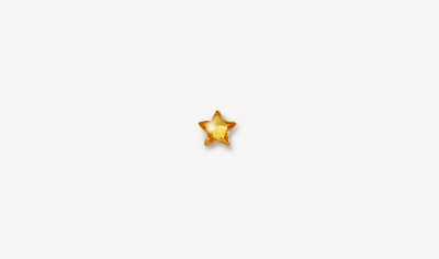 Yellow Sapphire Star Charm