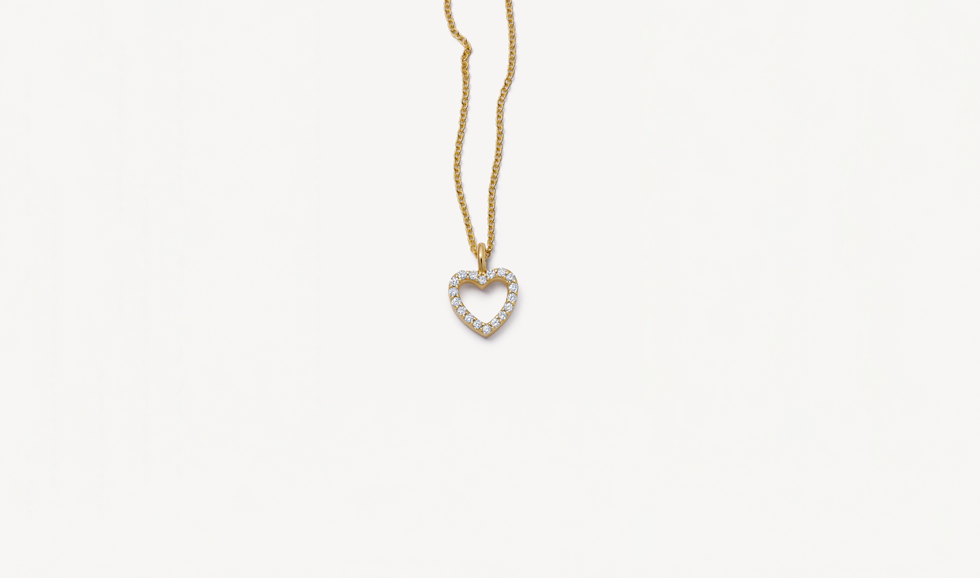 Collier Diamond Heart
