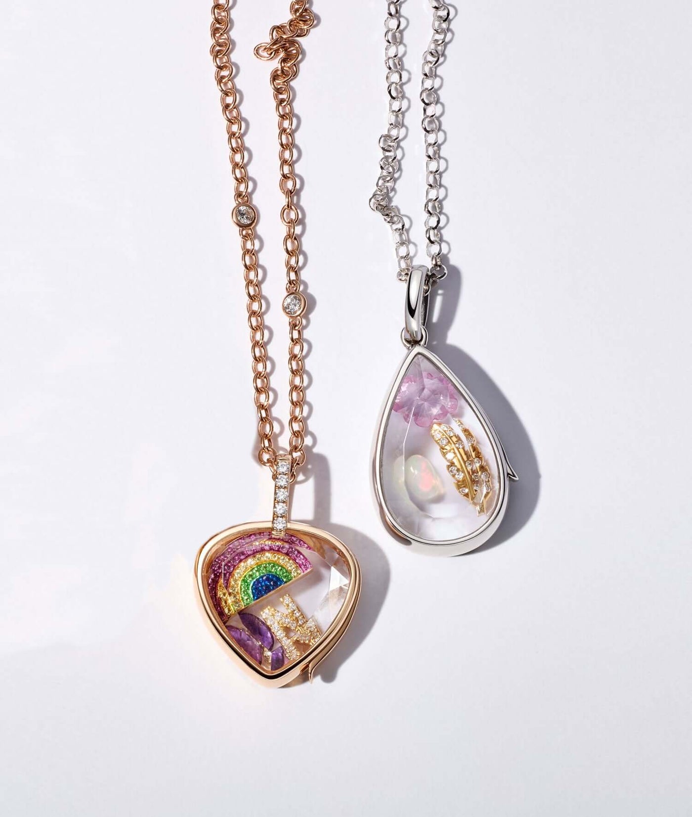 Collier Teardrop Argenté
