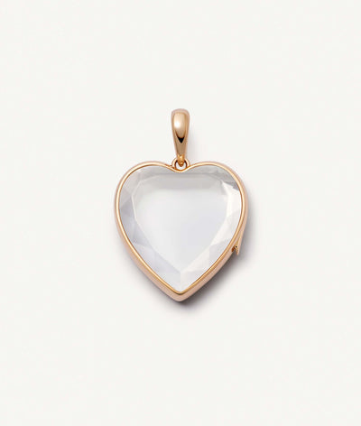 Collier Rose Heart