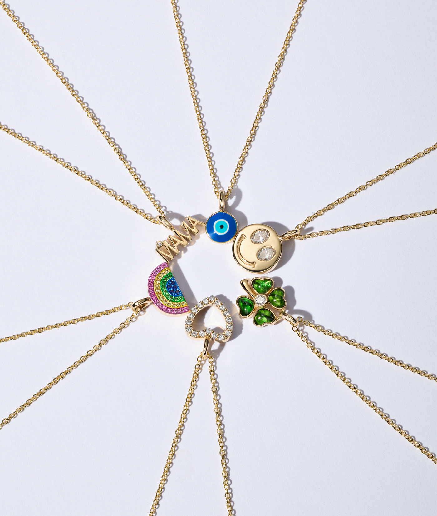Collier Love, Luck & Smile - Cadeau