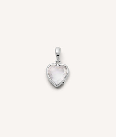 Collier Mini White Heart of Safyra