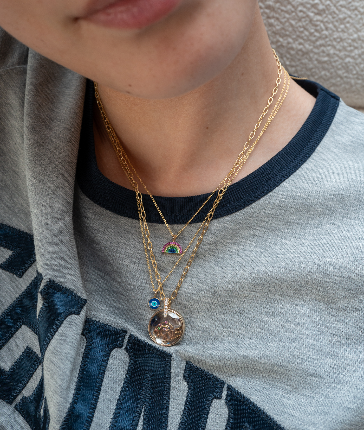 Collier Sapphire Rainbow